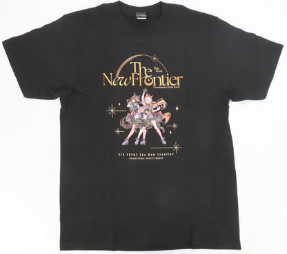 Event Key Visual Official T-Shirt (6th EVENT Special Ver.) - Umamusume Pretty Derby 6th EVENT The New Frontier - Black XL (Cygames Ticket Bonus, Used)