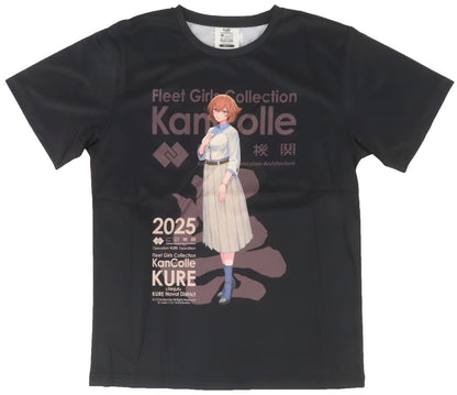 Mutsu 2025 Mode KanColle Kure Collaboration T-Shirt Black F