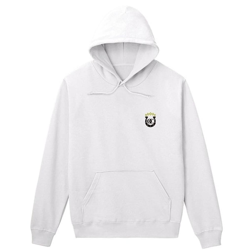 Oguri Cap Worn Hoodie White XL – Umamusume Pretty Derby Cinderella Gray