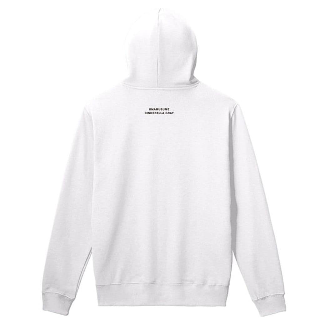 Oguri Cap Worn Hoodie White XL – Umamusume Pretty Derby Cinderella Gray