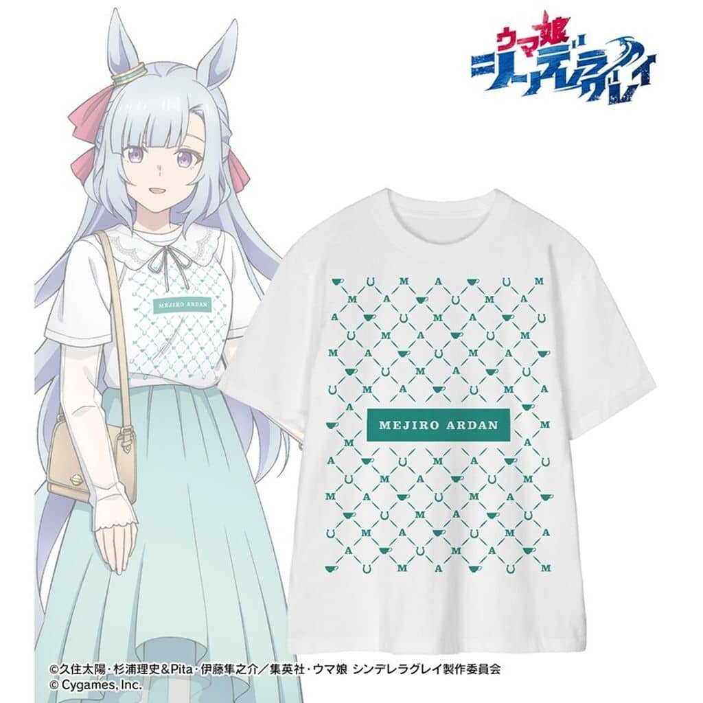 Mejiro Ardan Worn Tee White XL – Umamusume Pretty Derby: Cinderella Gray