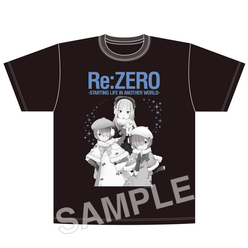Re:ZERO 2026 Sapporo Snow Festival Winter Snow T-Shirt Black XL