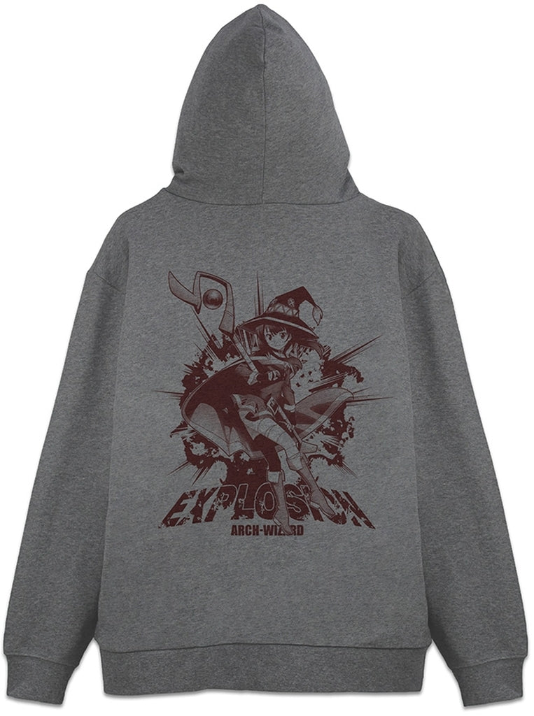 Megumin Explosion Zip Hoodie Ver. 2.0 Mix Gray M