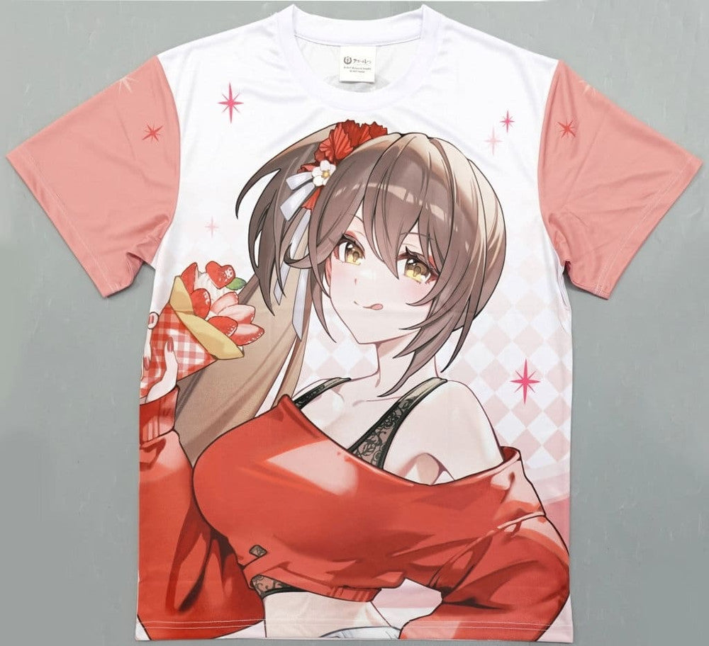 Azur Lane Zuikaku Strawberry Fair T-Shirt White Free Size