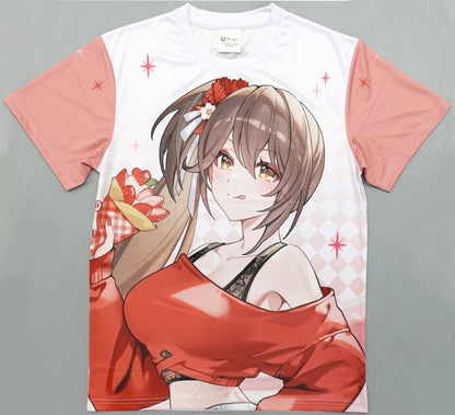 Azur Lane Zuikaku Strawberry Fair T-Shirt White Free Size