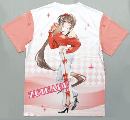 Azur Lane Zuikaku Strawberry Fair T-Shirt White Free Size