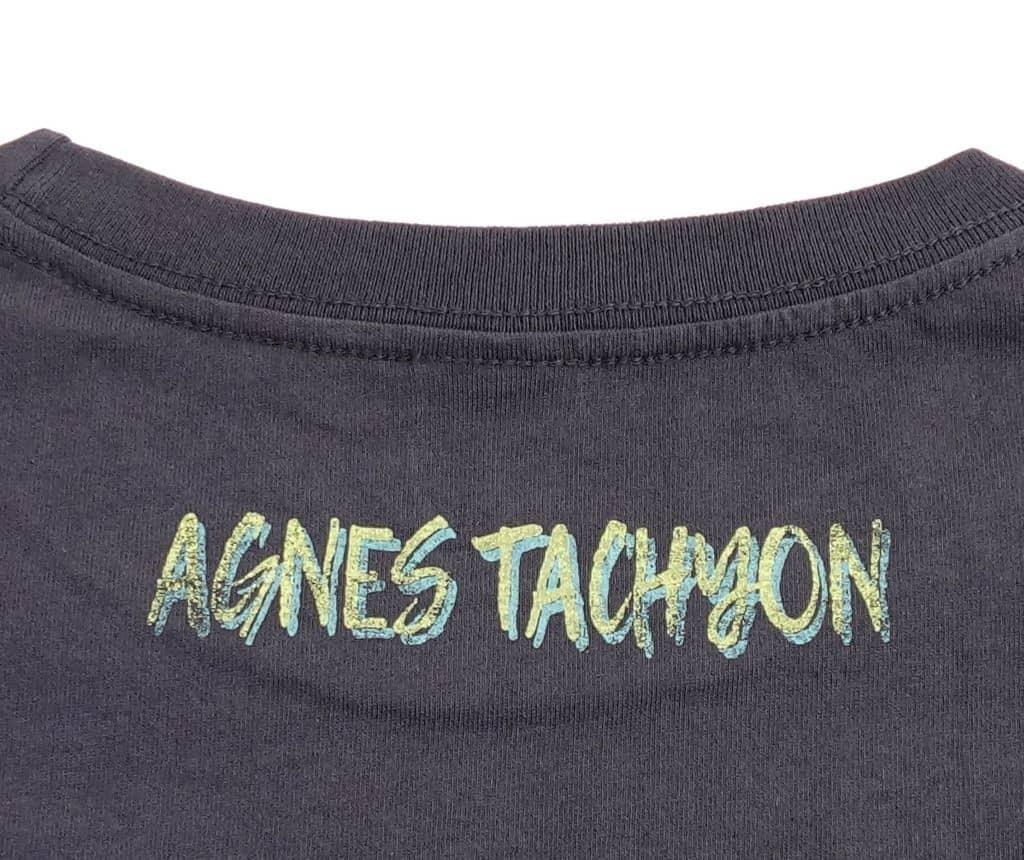 Agnes Tachyon THE FULL CROWN Vintage T-Shirt Navy L