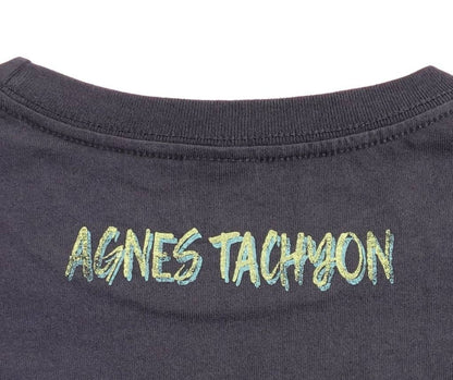 Agnes Tachyon THE FULL CROWN Vintage T-Shirt Navy L