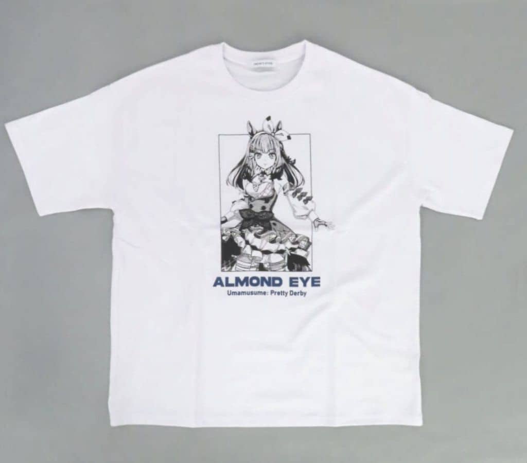 Almond Eye T-Shirt White L Umamusume Pretty Derby × FREAK’S STORE