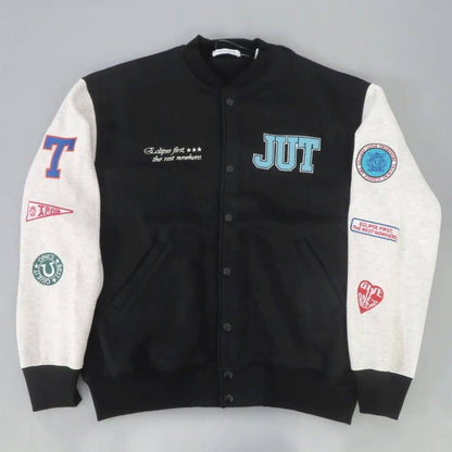 Umamusume Pretty Derby Tracen Academy Varsity Jacket Black L