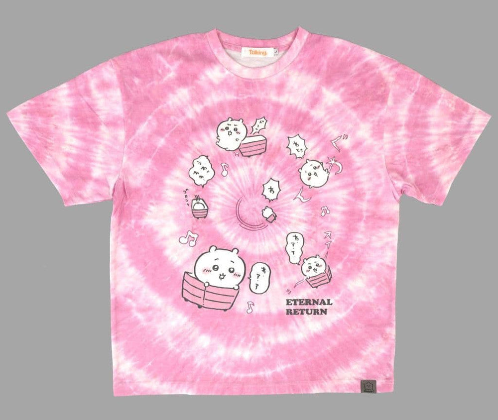 Chiikawa Tie-Dye Loop T-Shirt Pink L