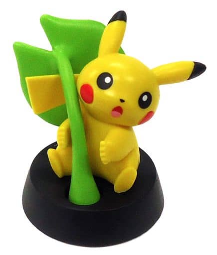 Pikachu Desk Pen Holder Figure — Pokémon Desk Helpers Figure Collection (Pokémon Center Gashapon, Pre-owned)