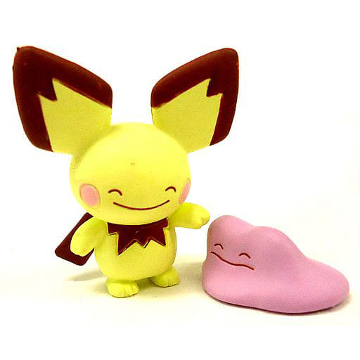 Pichu & Ditto Trading Figure - Pokémon Figure Collection: Henshin! Ditto Vol.2 (Pokémon Center Exclusive)