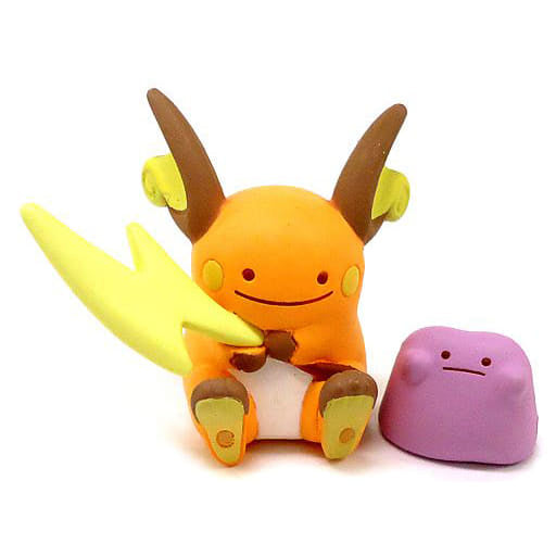 Raichu & Ditto Figure Set - Pokémon Figure Collection Henshin! Metamon Vol.2 (Pokemon Center Limited)
