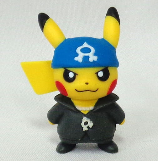 Pikachu (Aogiri / Team Aqua) Figure Collection "Boss Roleplay Pikachu RR" Pokémon Center Exclusive — 4cm Collectible Figure (Pre-owned)