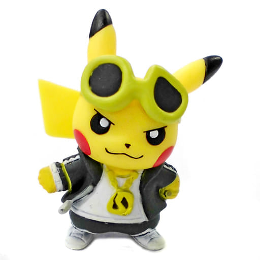 Pikachu (Guzma / Team Skull) Figure Collection — Boss Roleplay Pikachu RR — Pokémon Center Exclusive — 4cm Figure (Pre-owned)