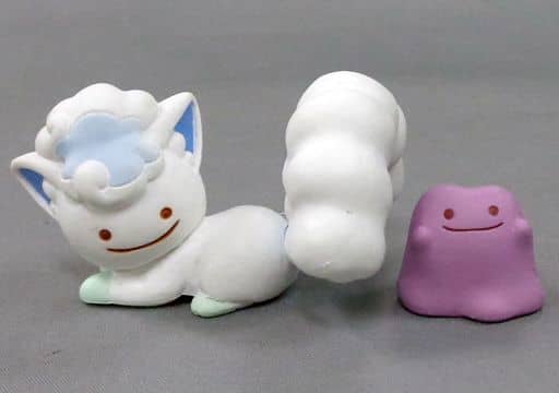 Alolan Vulpix & Ditto Figure Set - Pokémon Figure Collection “Transform! Ditto” Vol.6 - Pokémon Center Limited (Pokémon Brand)