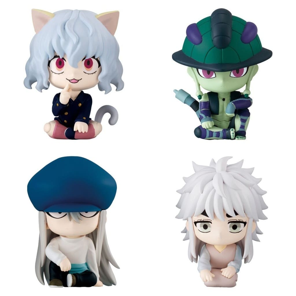 HUNTER x HUNTER Seated Trading Figure Series 3 Complete 4-Figure Set by Bandai