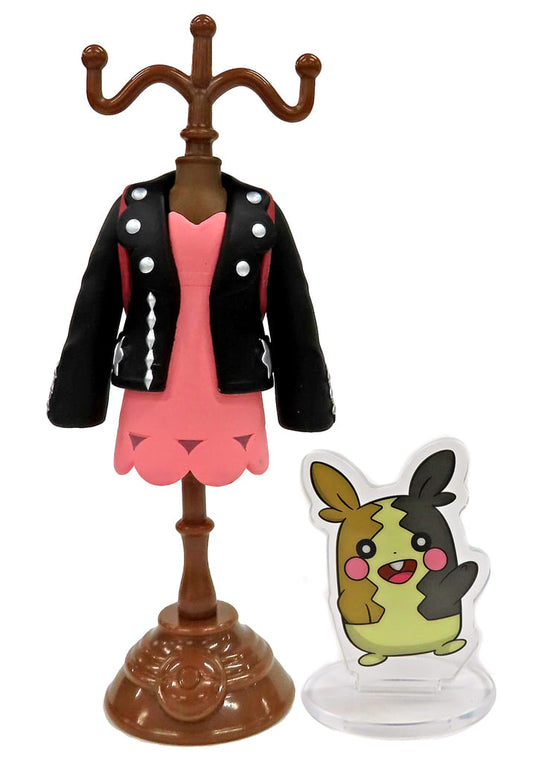 Marnie & Morpeko Costume Miniature Torso Figure Set - Pokémon Center Exclusive - Acrylic Stand Included (Pre-owned)