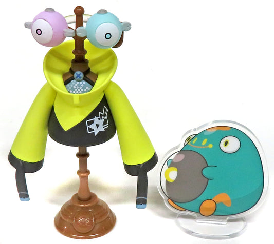 Iono (Nanjamo) & Bellibolt Costume Miniature Torso Set - Pokémon Center Exclusive Figure Miniature Torso with Acrylic Stand (Pre-owned)
