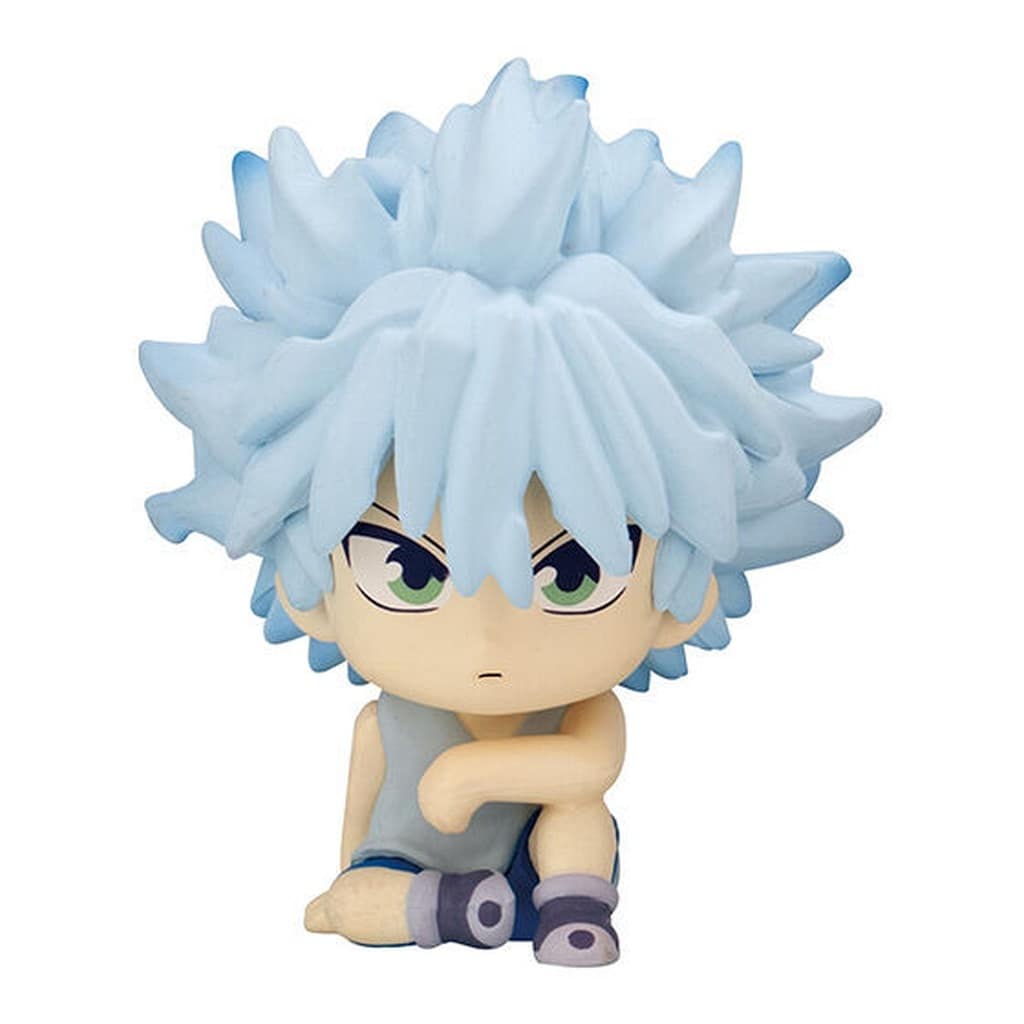 Killua Hunter x Hunter Sitting Figure, Suwarasetai 4 by Bandai, Pre-Owned