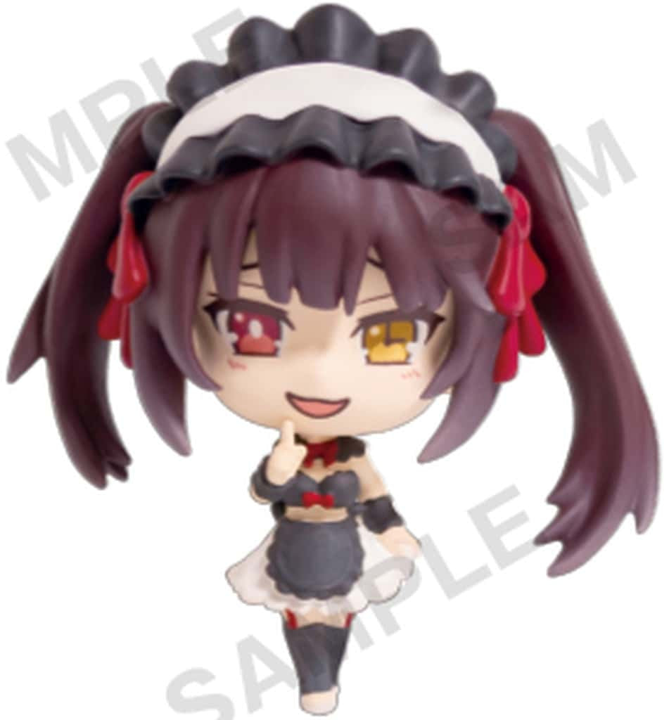 Kurumi Tokisaki Figure (Black Ver.) - Date A Live V Shirokuro Capsule BOX (45mm,