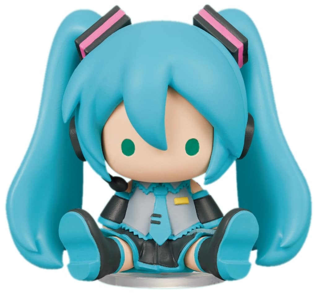 Hatsune Miku Petadoll Piapro Characters Sitting Figure - Re-Ment (Used Japanese Collectible)