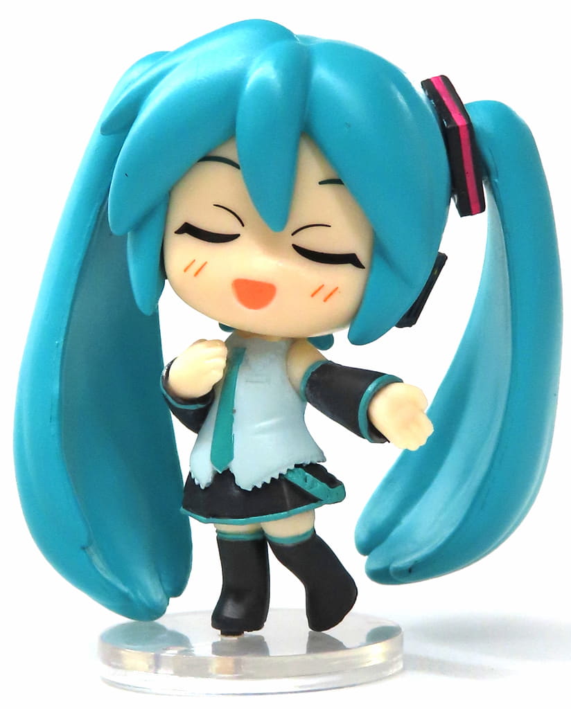 Hatsune Miku (Eyes Closed) Kocchimuite Fig. Trading Figure - Takara Tomy Arts - 5 cm (Pre-owned)