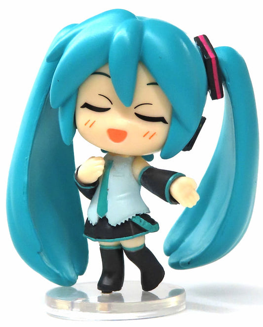 Hatsune Miku (Eyes Closed) Kocchimuite Fig. Trading Figure - Takara Tomy Arts - 5 cm (Pre-owned)