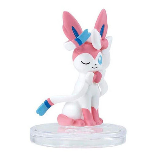 Sylveon Mini Figure - Pokémon "Show Me Your Tail! Figure 1" 3cm Bandai (Pre-owned)