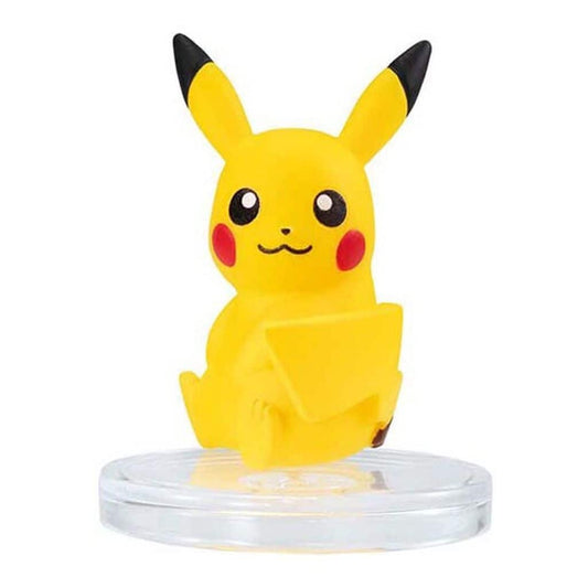 Pikachu PVC Trading Figure - Pokémon "Look at My Tail!" Figure 1 - Bandai - ~3cm (Pre-owned)