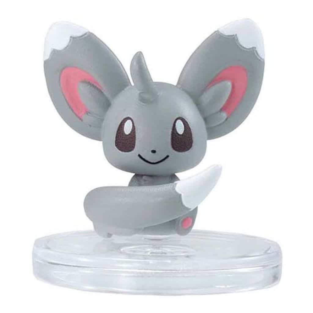 Minccino Figure - Pokémon "Tail Look! Figure 1" Bandai ~3cm (Pre-owned)