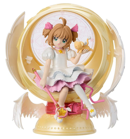 Sakura B Capsule Sphere Figure - Cardcaptor Sakura Gashapon Online Limited, Keroberos Included, Approx. 11 cm