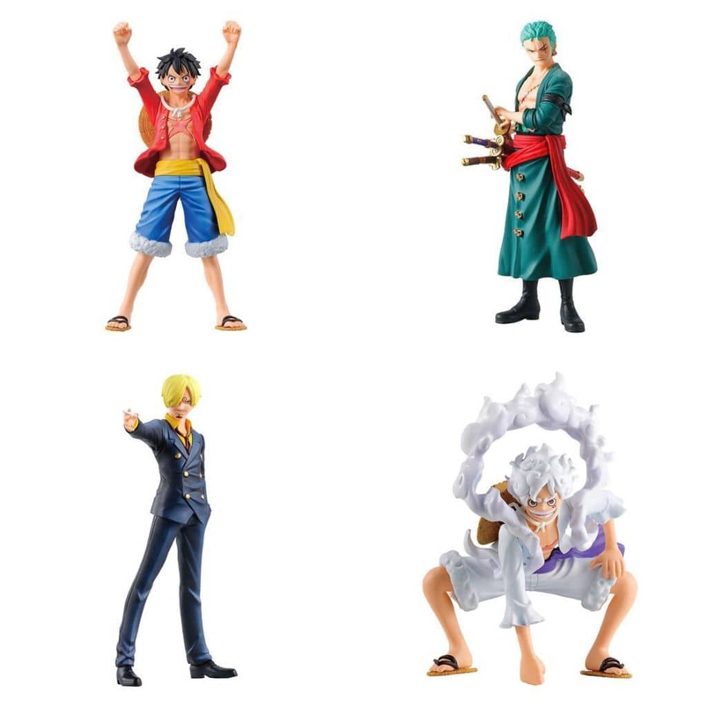 HG ONE PIECE 01 4-Piece Figure Set