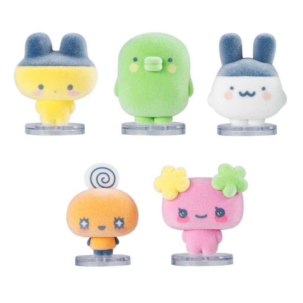 capsule flockies Tamagotchi Complete 5-Figure Set