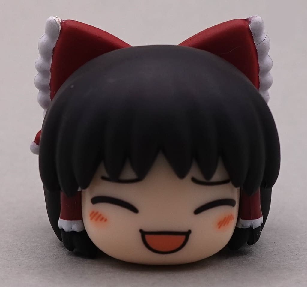 Yukkuri Reimu (Smiling) - Touhou Project Yukkuri Interior Mini Figure (Eikoh) - Approx. 30mm - Pre-owned
