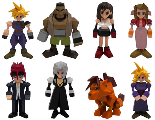 Final Fantasy VII Remake G Prize Mini Figures Complete Set of 8