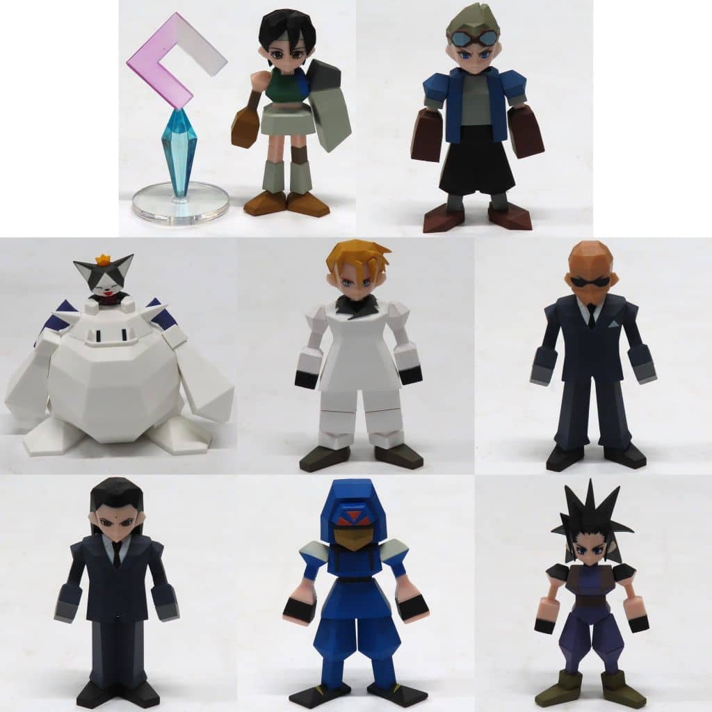 Final Fantasy VII Rebirth G Prize Mini Figure Complete 8-Type Set