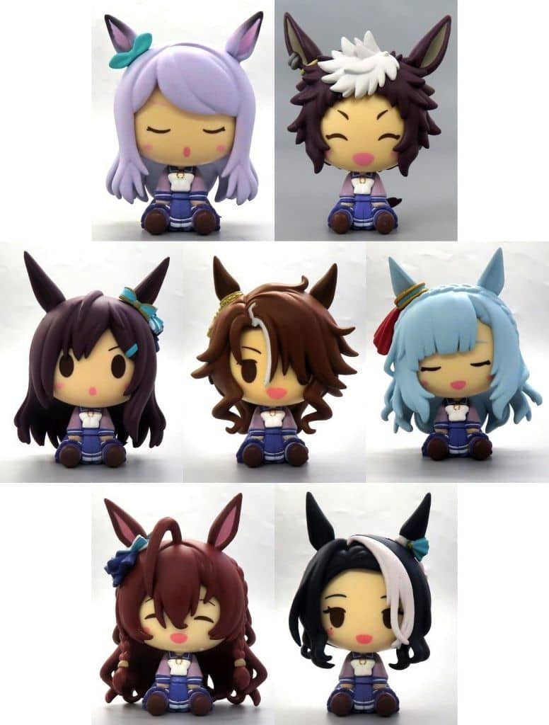 Mejiro Family Chokonokko Figure Set (7-Piece Set) - Ichiban Kuji Umamusume Pretty Derby 11 E Prize - BANDAI SPIRITS - Approx. 4.5cm Each