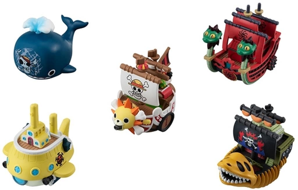 One Piece Yura Collection Grand Line Vol. 2 Complete 5-Figure Set