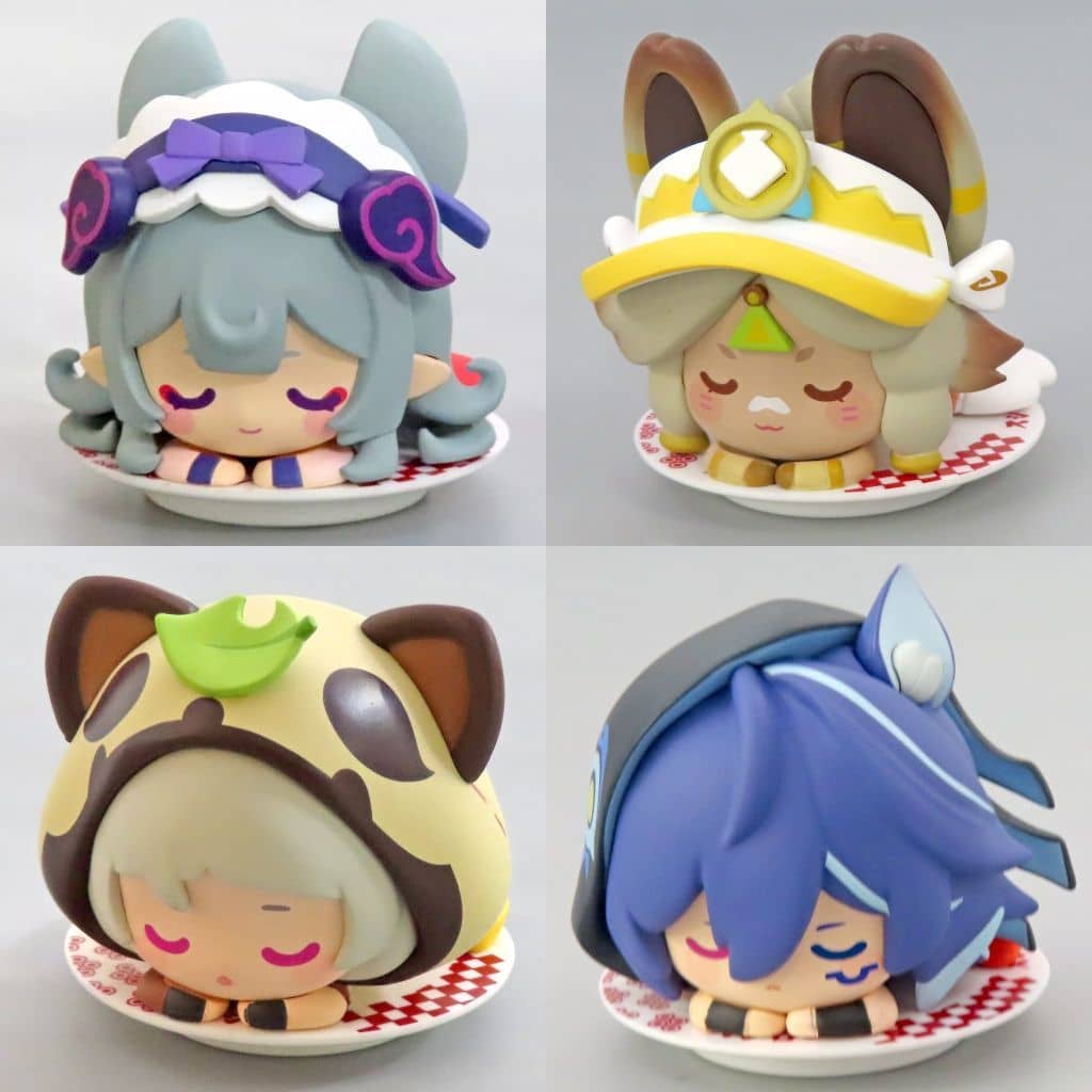 Sushiro × Genshin Impact Kanjuki no Utage 4-Piece Figure Set