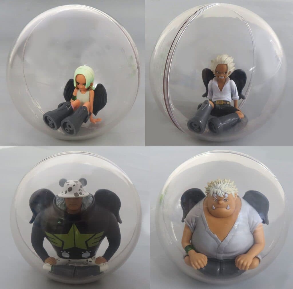One Piece Seraphim Mini Figure Complete Set of 4 E Prize