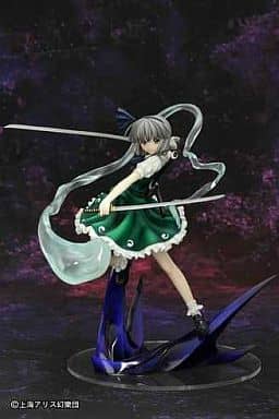 Youmu Konpaku 1/7 Scale PVC Figure — Tenseiken ver. (Griffon Enterprise) Pre-owned, Approx. 20.5 cm