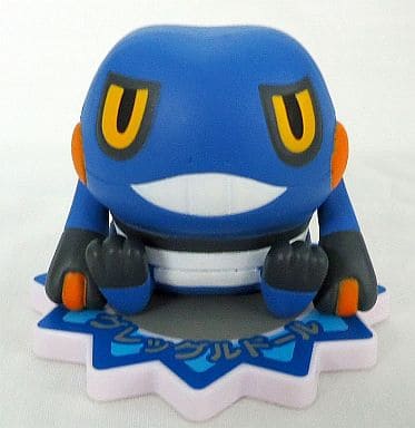 Croagunk Pokémon Doll Figure Collection I Prize Figure - Pokémon WakuWaku Get Lottery 2012 Banpresto (Approx. 4.0–5.0 cm) - Pre-owned