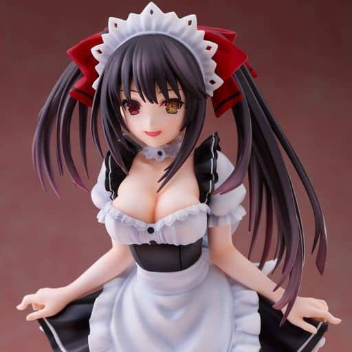 Kurumi Tokisaki Painted Figure - Date A Live Maid Version (28cm, Pre-owned)