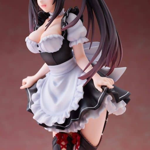 Kurumi Tokisaki Painted Figure - Date A Live Maid Version (28cm, Pre-owned)