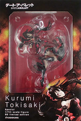 Kurumi Tokisaki 1/7 PVC Figure - Date A Bullet Limited Blu-ray Bonus (Pre-owned,