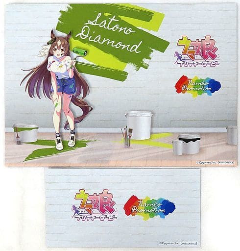 Satono Diamond Figure Background Board Street Ver. - Umamusume Pretty Derby NAMCO Exclusive Must-Buy Campaign Bonus (Pre-owned)