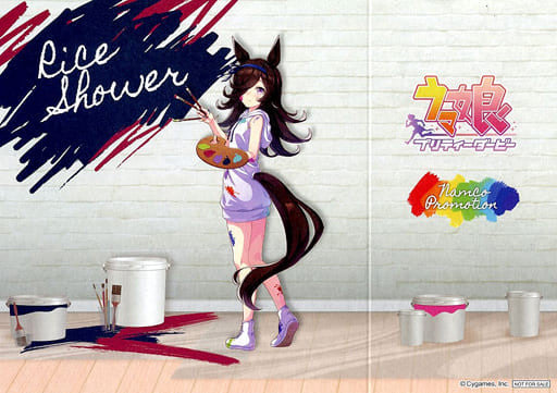 Rice Shower Figure Background Board Street Ver. - Umamusume Pretty Derby NAMCO Promotion Campaign Bonus (Pre-owned, Namco Exclusive)
