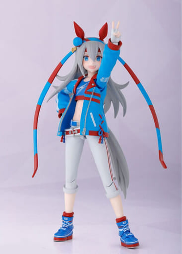 S.H.Figuarts Tamamo Cross Action Figure - Umamusume Pretty Derby - 120mm Articulated Figure (Bandai, Pre-owned)